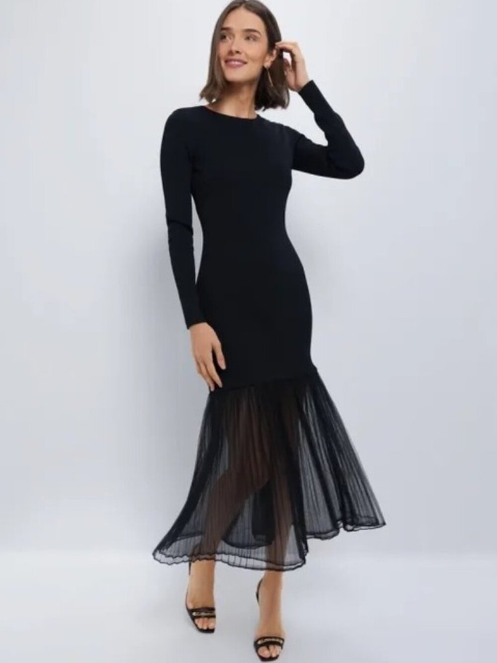 Tuckernuck Black Knit Gwendolyn Maxi Dress - Size Small